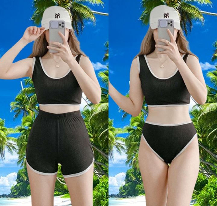 Fashion 3in1 Sexy Ladies Crop Top