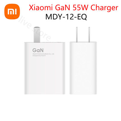 Xiaomi Mi 55W Fast Charger with GaN Tech for Xiaomi 11 45 Minutes Fully 100% Chargerd