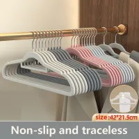 10/20pcs Velvet Hanger Non-slip Adult Coat Hanger Clothes Organizer Drying Clothes Wardrobe Space Save Clothes Hangers Pegs