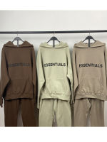 2020FW การออกแบบของตัวเองข้าวโอ๊ต Hoodies ยางจดหมายพิมพ์เสื้อหลวมขนาดใหญ่ผ้าฝ้ายถนนแฟชั่นผู้ชาย H Oodies