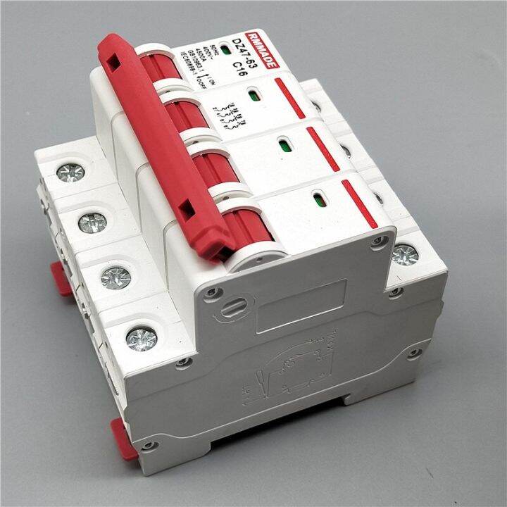 ac220v-400v-dz47-63-4p-10a-16a-20a-25a-63a-ac230v-32a-40a-50a-mini-circuit-breaker-cutout-miniature-ในครัวเรือน-air-switch