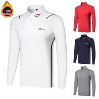 TaylorMade1 Amazingcre เสื้อผ้าสำหรับกีฬากอล์ฟ Cameron1ระบายอากาศได้แขนยาวระบายอากาศเร็วเสื้อลำลองเสื้อโปโลดูดซับเหงื่อ