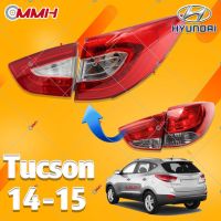 Hyundai Tucson LED 14 15 เสื้อ​ไฟท้าย ไฟท้าย​แต่ง ไฟท้ายไฟเบรค​ ไฟเลี้ยว Taillamp Taillight ไฟท้าย​ พร้อมทับทิม ไฟท้ายกันชนหลังสําหรับ​ ทับทิมในฝาท้ายไฟท้าย  ไฟเบรก ไฟสัญญาณเตือน