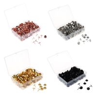 ✒☸♈ 400pcs Metal Thumbtack Drawing Pins Pushpin Cork Board Photo Wall Map Markers Office Supply J60A