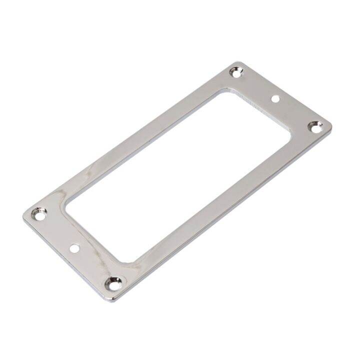 10pcs-chrome-metal-flat-base-pickup-humbucker-ring-for-electric-guitar-mounting-inside-frame-72-5mm-x-32-5mm