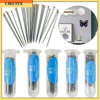 CIRETEX 100Pcs หรูหรู ความแข็งสูงสูง อุปกรณ์เสริมในห้องปฏิบัติการ การศึกษาเพื่อการศึกษา ตัวอย่างพิน อุปกรณ์กำจัดแมลง หมุดพิน เข็มสำหรับเย็บ