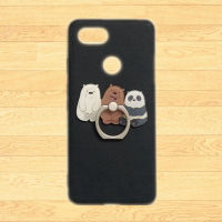 Cover For Google Pixel 3 3A 4 XL 4A 5G 4G 5 5A 6 6A 7 Pro 3D Cute Bear Panda Finger Ring Stand Holder Soft TPU Phone Case