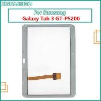 คุณภาพสูง10.1 "สำหรับ GT-P5210 Samsung Galaxy Tab 3 10.1 P5210เซ็นเซอร์ดิจิไทเซอร์หน้าจอสัมผัสแผงเลนส์กระจกด้านหน้าด้านนอก