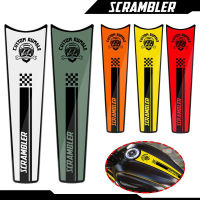 3D Scrambler 800 1100สติกเกอร์ถังน้ำมันเชื้อเพลิงรถจักรยานยนต์สติกเกอร์ถัง Pad Decals สำหรับ DUCATI Scrambler 800 1100 Sport Pro 2020