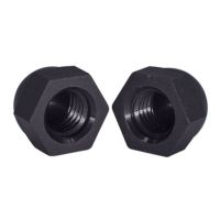 Acorn Cap Dome Nuts Nylon Hexagon Hex Nut Black M3 M4 M5 M6 M8 M10 M12 Nails  Screws Fasteners