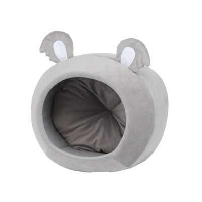 Warm Cozy Bed Dog Cat House Winter Sleeping Bag Portable Indoor Cave Nest