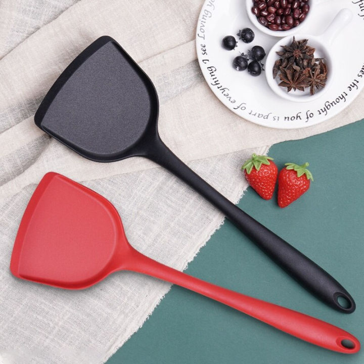 Silicone Spatula For Stir Fry, Heat Resistant, Non-stick, Camping