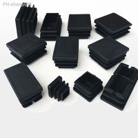 10/20/30Pcs PE Plastic Square Pipe Plugs 20x30 40x60 40x80 50x100mm Black Hole End Caps Inserts Seal Plugs Chair Foot Pad