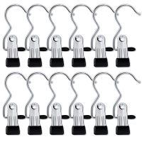 6 Pcs Portable Laundry Hooks  No-slip Metal Boots Hangers Single Coat Hangers Hat Storage Hanger Clips  Home Travel Hangers Cli Clothes Hangers Pegs