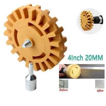 4inch Eraser Wheel Auto Rubber Disc Rubber Pad Decal Removal Eraser Wheel -  China Drill Wheel, Rubber Eraser Drill Wheel
