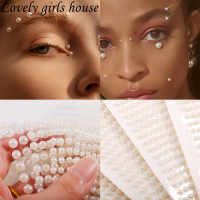 【♡Lovely girls house♡】สติกเกอร์อายแชโดว์3D ติดใบหน้าประดับมุกมีกาวในตัวสติ๊กเกอร์ติดคิ้วติดเล็บเพชรอุปกรณ์การตกแต่ง DIY