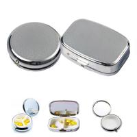 Metal Pill Drug Holder Medicine Tablet Capsule Box Container Storage Travel New Arrival Medicine  First Aid Storage