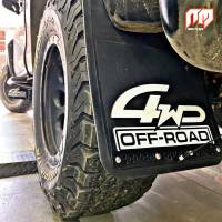 บังโคลนรถยนต์ 4WD Off-Road Mud flaps Black Plate