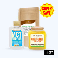 Bulletproof Coffee Set (Coffee, Ghee, C8 MCT)/ ชุดกาแฟ คีโต Keto Coffee