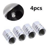 Mayitr 4pcs 16x10mm Universal Tire Valve Cap Silver Aluminum Car Wheel Tire Tyre Valve Air Stem Cover Valve Stems Caps Adapters