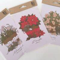 โปสการ์ดคอลเล็กชันดอกไม้มงคล HANA Project ลาย Kerria/Poinsettia/Margueritte/Lilly/ยูสุ