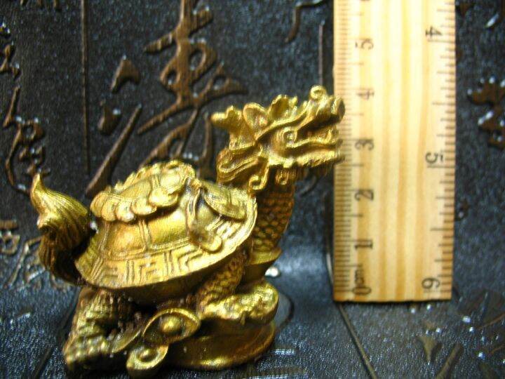 china-fengshui-bronze-brass-dragon-turtle-tortoise-wealth-lucky-longevity-statue-metal-handicraft