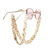 2021 New Bohemian Acrylic Sunglasses Chain Women Leopard Women 39;s Reading Glasses Hanging Neck Glasses Chain Eyeglasses Strap