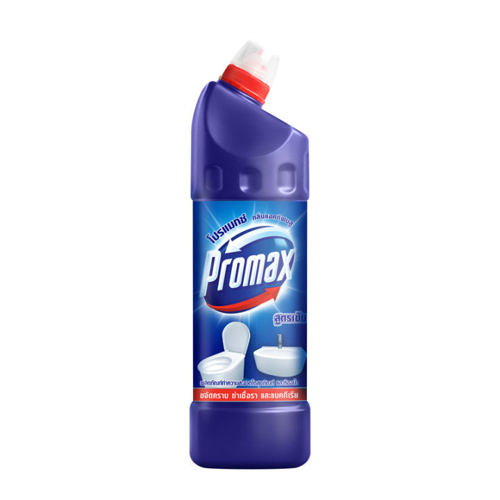 โปรแมกซ์ น้ำยาล้างห้องน้ำ กลิ่นแอคทีฟบลู 900 มล.Promax Active Blue Toilet Cleaner 900 ml