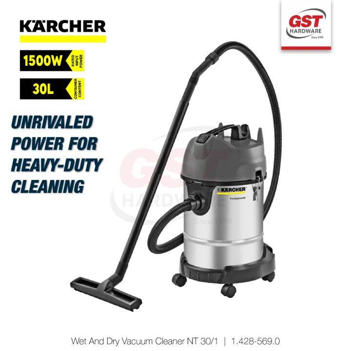 Karcher Vacuum Cleaner NT30 Heavy Duty Vacuum Wet And Dry Vacuum Karcher Vacum Rumah Industrial