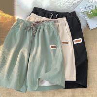 ▲ Ice Silk Shorts Women 2023 New Summer Thin Section High Waist Casual Loose Pants Summer American Sports Cropped Pants