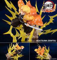 Figure ฟิกเกอร์ จากการ์ตูนเรื่อง Demon Slayer Kimetsu no Yaiba ดาบพิฆาตอสูร Agatsuma Zenitsu อากาสึมะ เซ็นนิตสึ Breath of Thunder Ver Anime ของสะสมหายาก อนิเมะ การ์ตูน มังงะ คอลเลกชัน ของขวัญ Gift จากการ์ตูนดังญี่ปุ่น New Collection ตุ๊กตา Model โมเดล