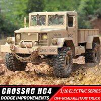 CROSS RC HC4 1/10 Off-Road รถทหารรถบรรทุก Crawler รถ4WD ชุดแผงควบคุมระยะไกลด้วยสัญญาณไฟฟ้ารุ่นผู้ใหญ่เด็กของขวัญเด็ก