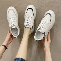 [COD] Thick-soled white shoes womens spring and autumn new version casual all-match student flat platform