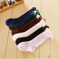 (Babygarden)-Baby Girls Knee High Socks, Sweet Bowknot Leg Warm Solid Color Princess Stocking