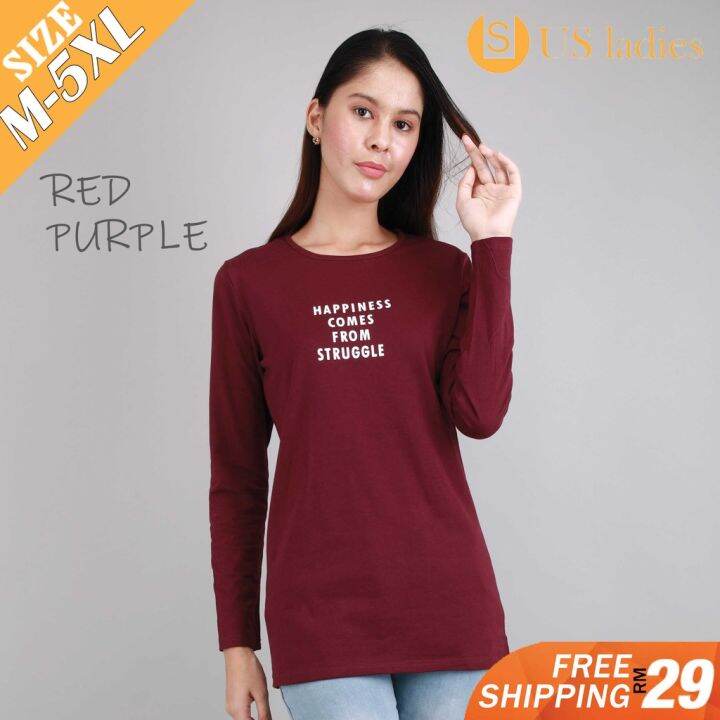 low-in-stock-us-ladies-m-5xl-muslimah-cotton-t-shirt-lengan-panjang-women-long-sleeve-plus-size-autumn-2