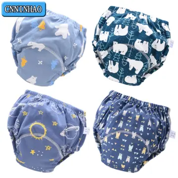 SIMPLYBABY Training Pants Cartoon Design Kid Toddler Baby 3 Cotton Layers  Waterproof Reusable Washable Diaper Underwear