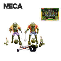 (NECA) Teenage Mutant Ninja Turtles Napoleon &amp; Atilla Frog 2 pack 7” Scale Action Figure (Cartoon)