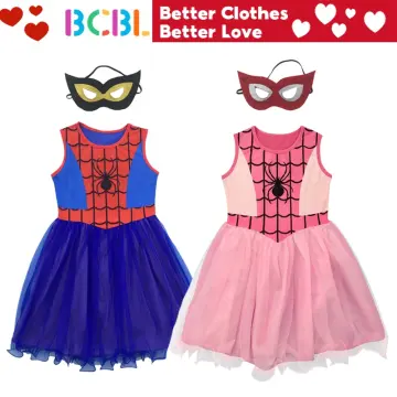 Kids Marvel Blue & Red Spider-Man Fancy Dress Costume (3-9yrs