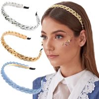 【cw】 FORWOT Fashion Chains Headband Elastic Hairbands Hair Hoop Headwraps Accessories Metal Ornament