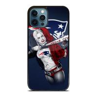 Harley Quinn ใหม่ England Patriots สำหรับ iPhone 13 Pro Max X Xr 8Plus 8 12 Xsmax 11Pro 11 11Promax Xs 12Pro Samsung S21 S21 Ultra Note20 S20 S10 Note8 Note9 Note10 P40 P30