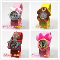 Se7en Cartoon Watch Wristwatch Silicone Candy Jelly Kids Electronic Watch Toys