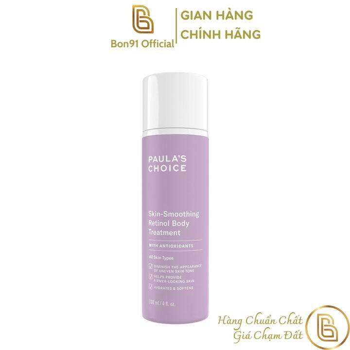 Kem dưỡng thể chứa Retinol Paula's Choice Skin Smoothing Retinol Body