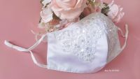 Elegant Shiny Lace Wedding Decoration Face Accessories Cover Face Bridal