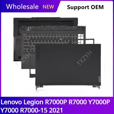 New Original For Lenovo Legion Y7000P R7000-15 2021 Laptop LCD back cover Front Bezel Hinges Palmrest Bottom Case A B C D Shell