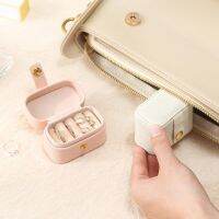 PU Buckle Ring Holder Box Waterproof Creative Ring Earring Storage Case Mini Cute Proposal Ring Display Box Jewelry Organizers