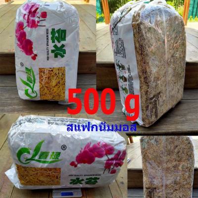 สแฟกนั่มมอส 500g 1 ห่อ (มีของพร้อมส่ง) A+++ วัสดุปลูก เพาะต้นกล้า วัสดุปลูกเก็บความชุ่มชื้นให้กับต้นไม้