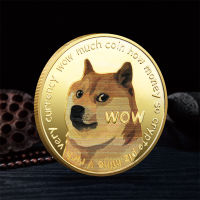 1PC Gold Dogecoin เหรียญที่ระลึกเหรียญ Shiba Inu Coin (SHIB) ของขวัญคอลเลกชันของที่ระลึก-iodz29 shop