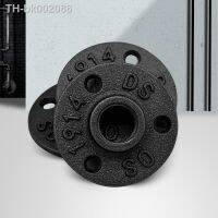 ✧ DWZ 5pcs Iron Pipe Fittings Wall Mount Floor Antique DN15 Flange Piece Hardware Tool Cast Iron Flanges Gietijzeren Buisleidingen