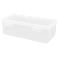 RUDMALL Food Containers Lids Sealed Container Bread Storage Box Plastic Grain Jar Clear Refrigerator Bins Crisper