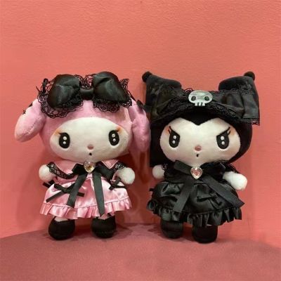 ตุ๊กตาการ์ตูนน่ารัก Kuromi My Melody Kawaii 14 ซม. สีดํา สําหรับของขวัญ